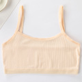 Girls' underwear development period solid color vest girls pure cotton kids 8-12-16 years old children girls bra