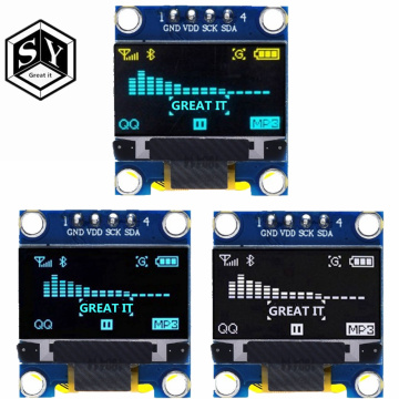 0.96 inch IIC Serial Yellow Blue OLED Display Module 128X64 I2C SSD1306 12864 LCD Screen Board GND VCC SCL SDA for arduino