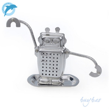 LINSBAYWU Manufacturer Direct Tea Infusers Stainless Steel Cute Tea Robot Infuser Recyclable Tea Strainers Tea Tool