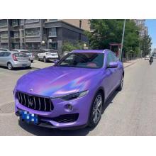 Purple luster holographic laser automobile vinyl