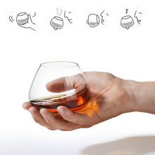 Creative Whipping Top Whiskey Rock Crystal Glass Normann Rotate Scopperil Liquor Whisky Wine Cup Cognac Brandy Snifters Tumbler