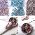 20g/Bag 3D Irregular Broken Stone Mix Gems Nail Art Micro Rhinestones Glitter Irregular Irregular crushed Broken Glass Stone, 66