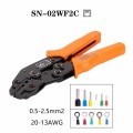 Sn-02wf2c Tube&insulation Multi Self Adjustable Crimping Hand Pliers Electrical Wire Terminals Crimper Tools Free Shipping