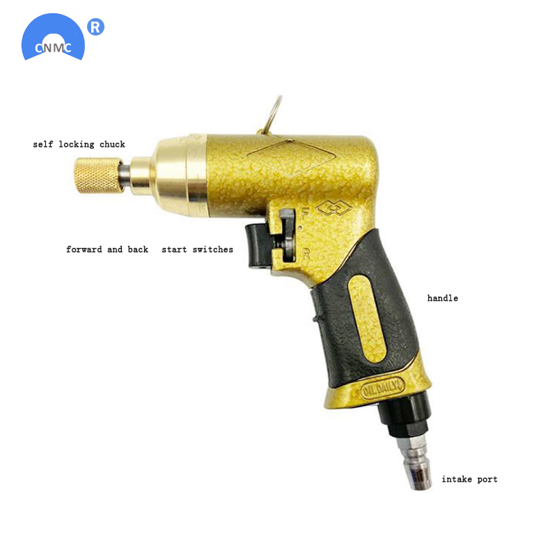 5H Pistol gun Type Pneumatic Screwdriver Air Screw Driver Tools Air Die Grinder Polishing Machine Grinding Mill Engraving Tools