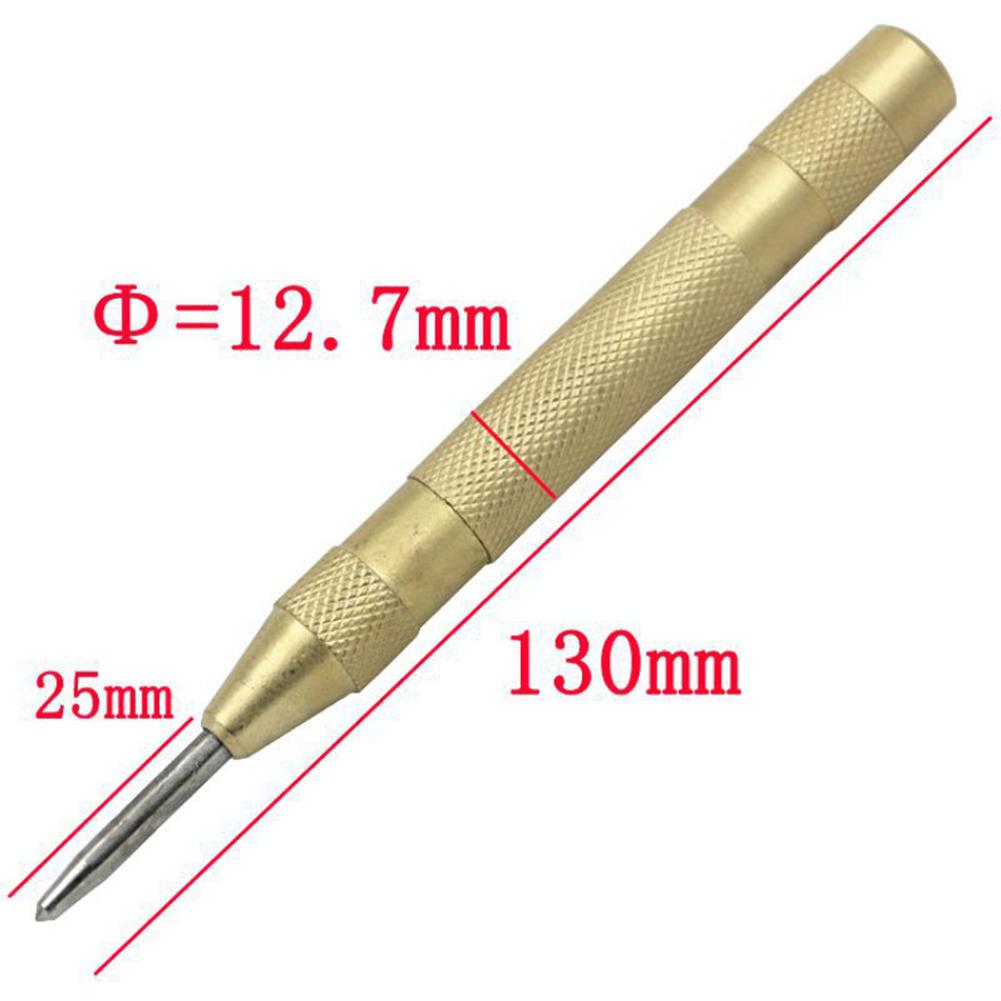 127mm Automatic Center Pin Punch HSS Center Punching Stator Spring Loaded Marking Drill Tool