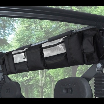 ATV Classic Accessories Black UTV Large Roll Cage Organizer Ammo Storage Cargo Bag Easy Install camping equipment