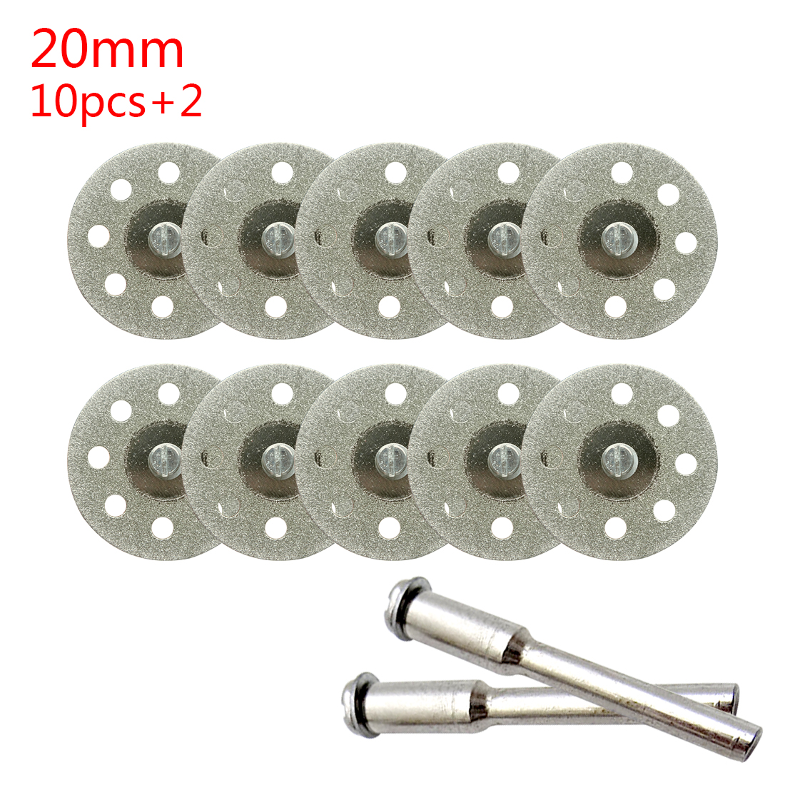 20-25mm 10pcs/5pcs Abrasive Disc Dremel Diamond Grinding Wheel Saw Cutting For Dremel Rotary Tools Accessories with Mandrel