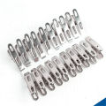 Stainless Steel Washing Line Clothes Pegs Hang Pins Clips Windproof Clamps Garden Clamps Clothing Rails Clipping Tool