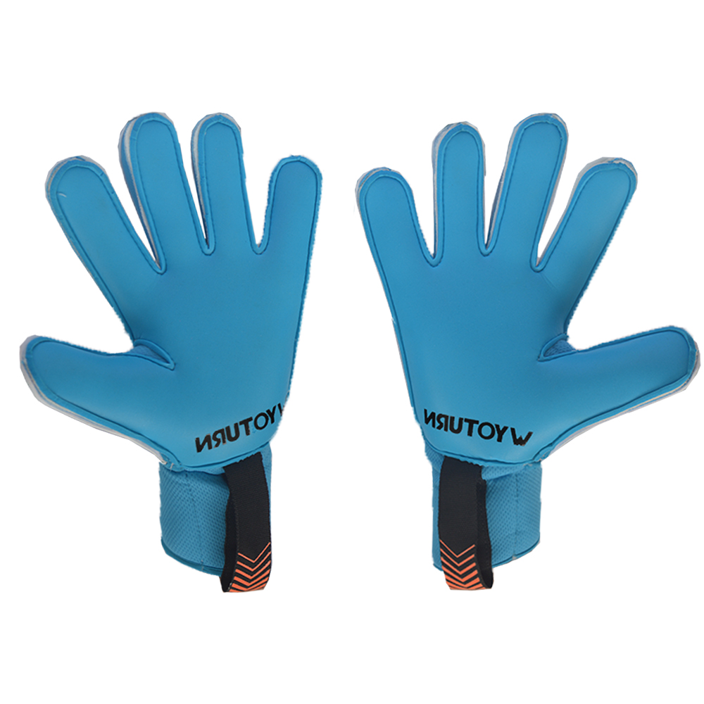 WYOTURN 2020 New Style Adults Size Soccer Goalkeeper Gloves Professional Thick Latex Soccer Goalie Gloves Support Dropshipping