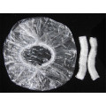 New Arrive 100 pcs/pack Clear Hair Salon Shower Caps Disposable Spa Home Shower Bathing Elastic Cap