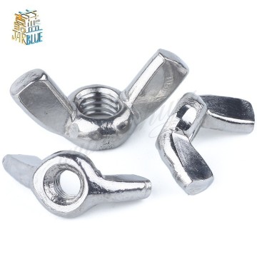 10Pcs DIN315 M3 M4 M5 M6 M8 M10 304 Stainless Steel Hand Tighten Nut Butterfly Nuts Wing Nuts