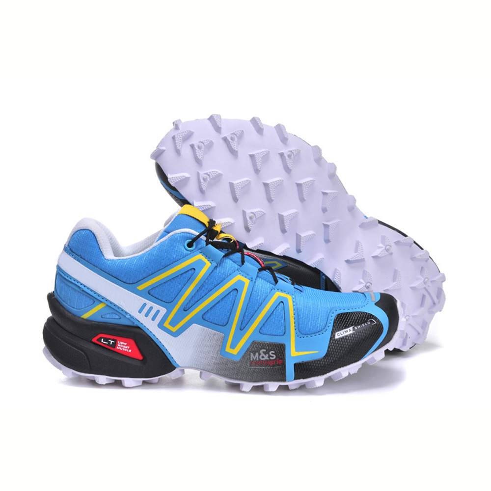 The New hot sale women's lightweight running shoes non-slip speeds crossing sport footwear White jade blue training sneaker