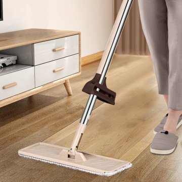 Hot Sale Flat Floor Mop Squeeze Free Hand Washing Mop Lazy Home Cleaning Automatic Dehydration