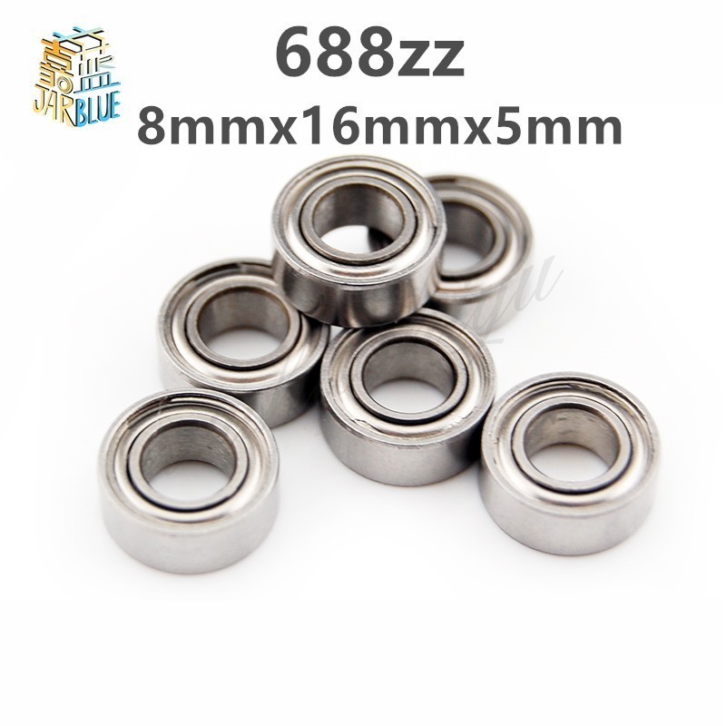 2PCS Ball Bearing 608zz 623zz 624zz 625zz 635zz 626zz 688zz 3D Printers Parts Deep Groove Flanged Pulley Wheel