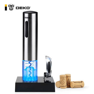 DEKO Electric Wine Opener Rechargeable Open Bottle Automatically Set For Foil Cutter Kitchen accessories Household Tools