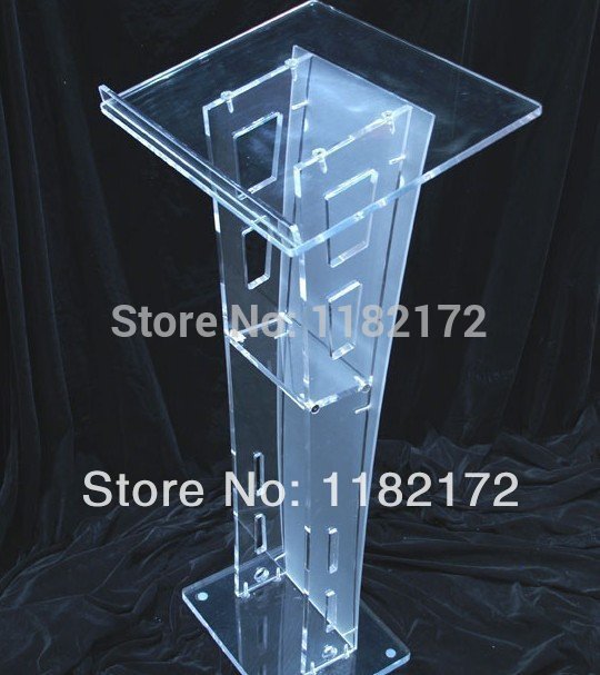 Free shipping/clear acrylic furniture Hot Sell Simple solid . acrylic pulpit acrylic podium