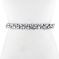 Fashion new High-Grade Crystal Women'S Belt Rhinestone Jeweled Belts thin fabric elastic bride strap Waist Girdle accessories