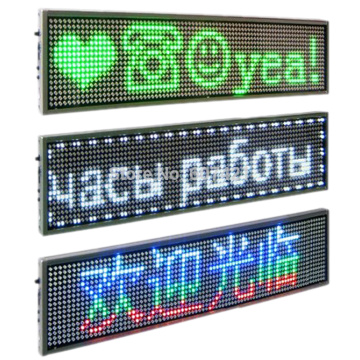 P5 Multicolor USB Programmable Store Scrolling LED Message Sign Display LED Advertising Display Board Illuminated Signs