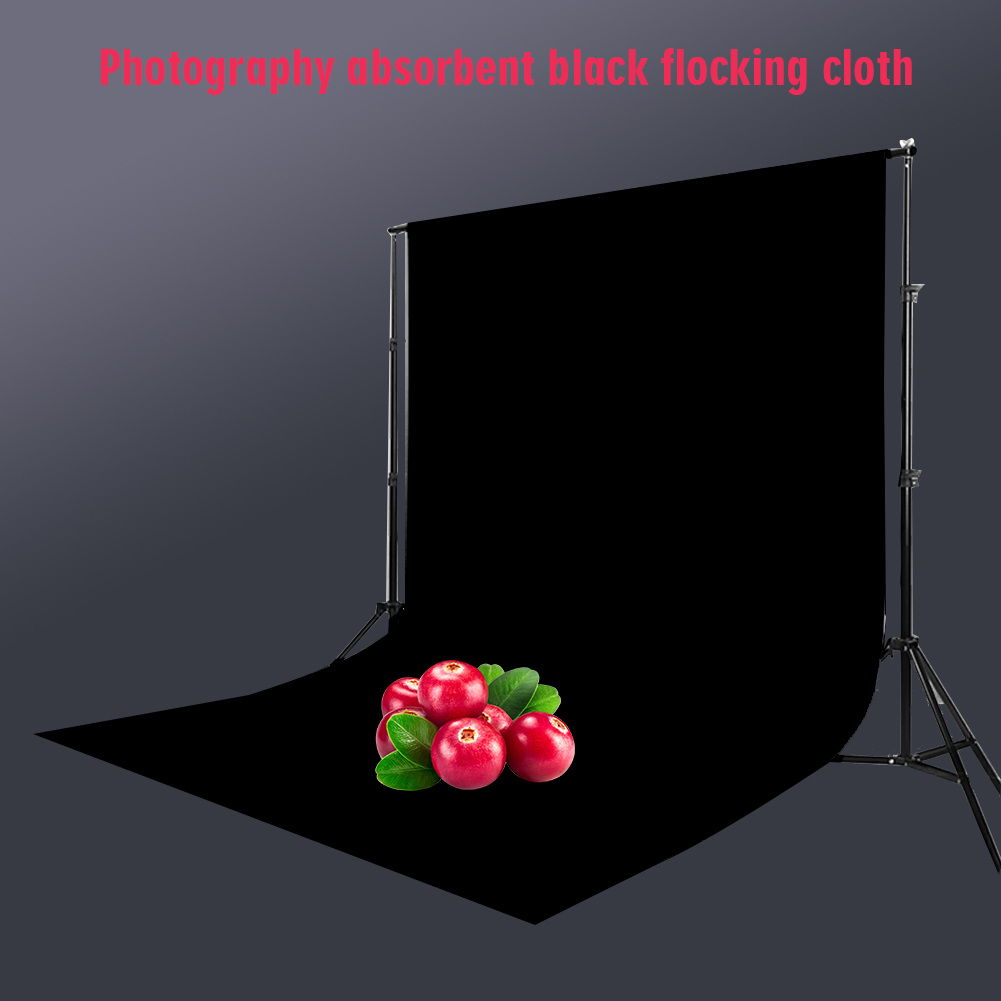 Photo Studio Velvet Reusable Photography Background Light Absorbing Shooting Props Solid Non Reflective Backdrop Black Practical