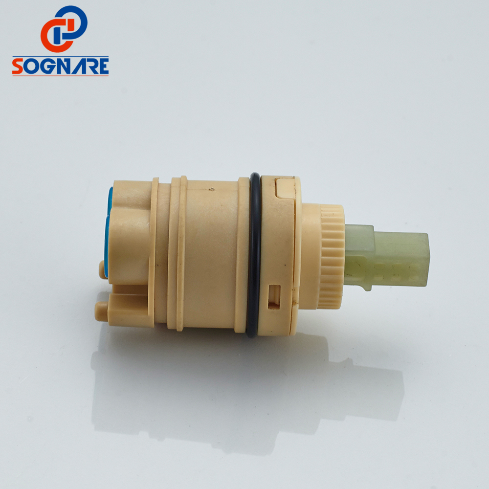 SOGNARE NEW 35mm Ceramic Cartridge Faucet Cartridge Mixer with Distributor with Filter Faucet Valve Core Replacement Part D51