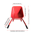 Red Wheelbarrow Garden Outdoor Heavy Duty Wheelbarrow 85L Pneumatic Tyre Builders Construction Building