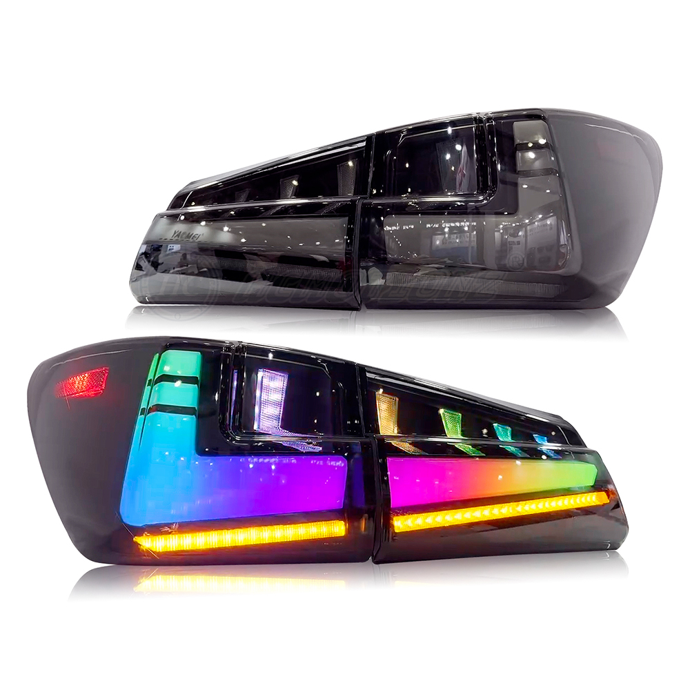 HCMOTIONZ V2 RGB Car Rear Lamps Assembly for Lexus IS250 IS300 IS350 ISF 2006-2013