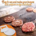 Round Shape Hamburger Press Food-Grade Plastic Hamburger Meat Beef Grill Burger Press Patty Maker Mold Mould Kitchen Tool