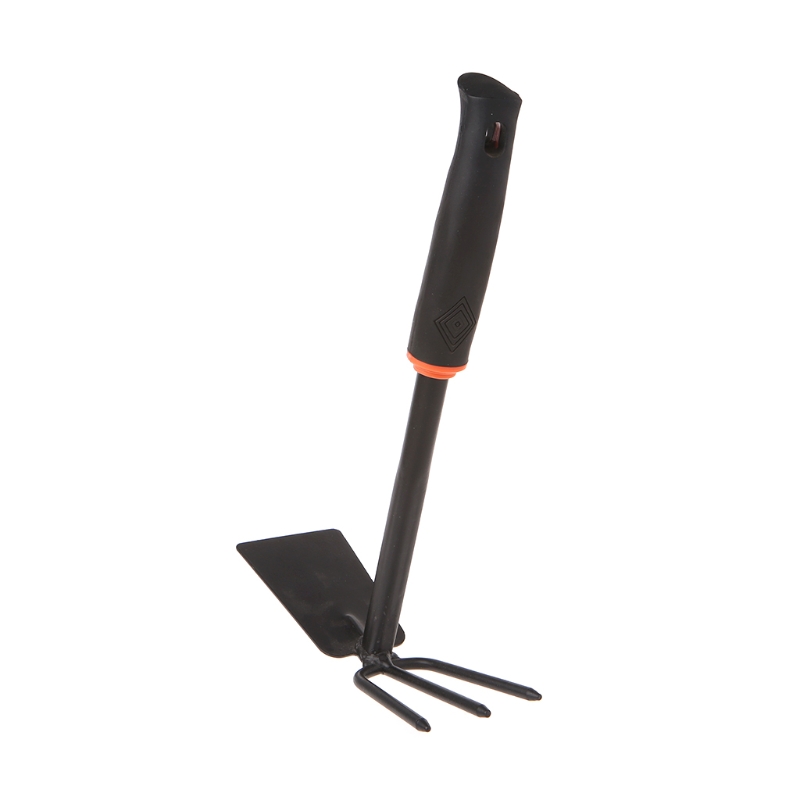 1 Pc High Quality Portable Digging Tool Mini Two Head Hoe For Home Garden Transplanting Non-slip Tool Two Head Hoe