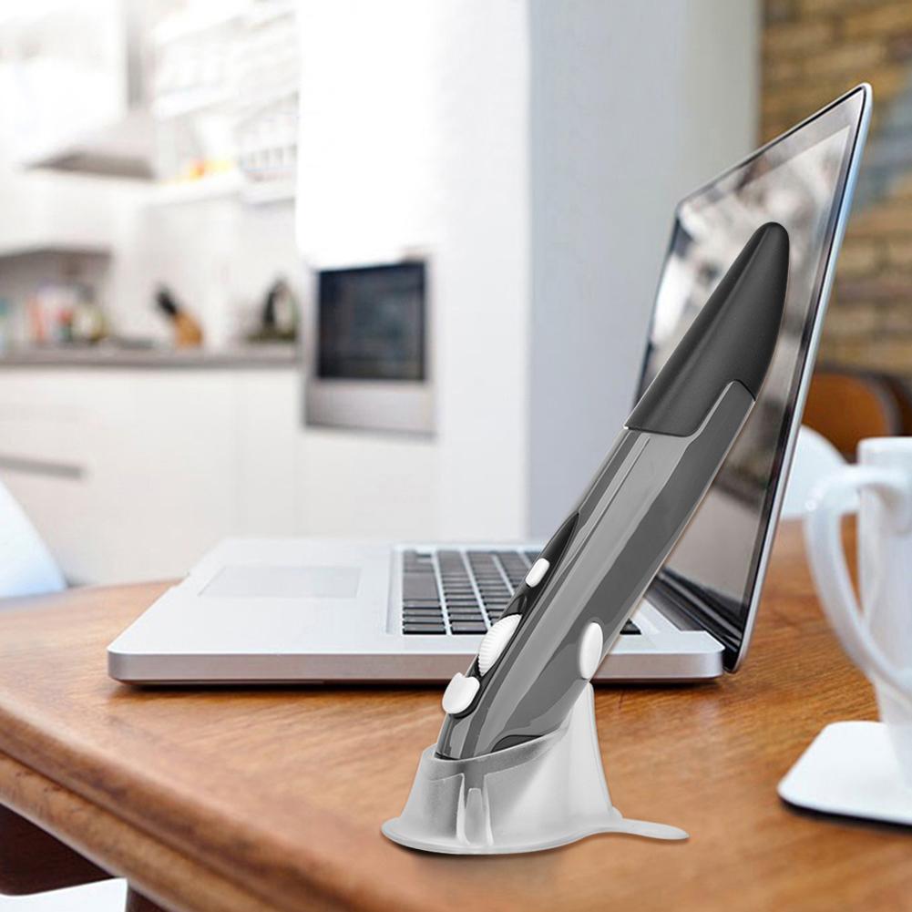 2.4G Wireless USB Optical Presenter Pen Mouse Adjustable 1600DPI 4 Keys Mini Mice for Tablet Laptop PC Desktop Smart TV Box