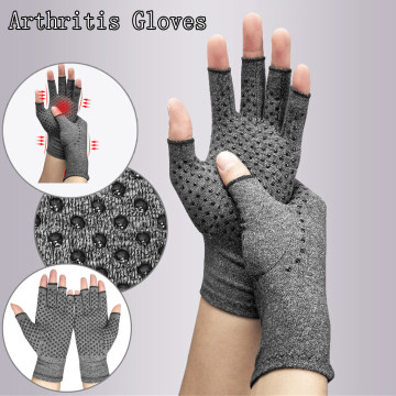 1 Pair Compression Arthritis Gloves Premium Arthritic Joint Pain Relief Hand Gants Therapy Open Fingers Compression Mittens
