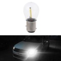 1PC 1157 Bay15d Led White DRL Daytime Running Tail Light Bulb Lamp 6000k 2018 DC 12V Double filament double contact staggered