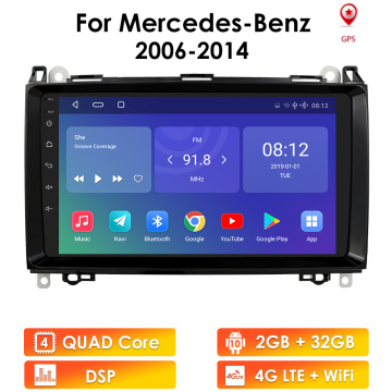 Android 10.0 Car multimedia Player Navigation GPS radio for Mercedes Benz B200 A B Class W169 W245 Viano Vito W639 Sprinter W906