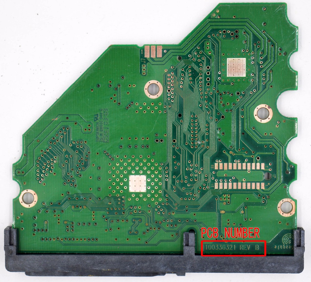 Seagate hard drive circuit board 100336321 REV B , 100336321 REV A , ST380013AS ST3120026AS ST3160023AS , 100331799 , 10034000