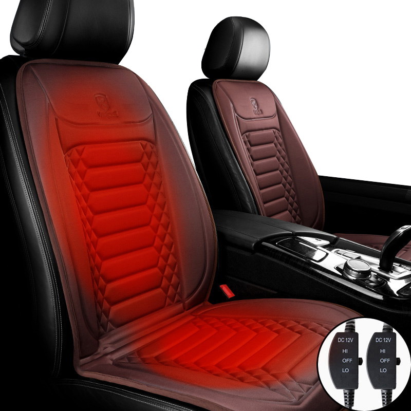 1 Pair 12V-24V Heated Car Seat Cushion Cover Seat ,Heater Warmer , Winter Household Cushion car driver heated seat cushion