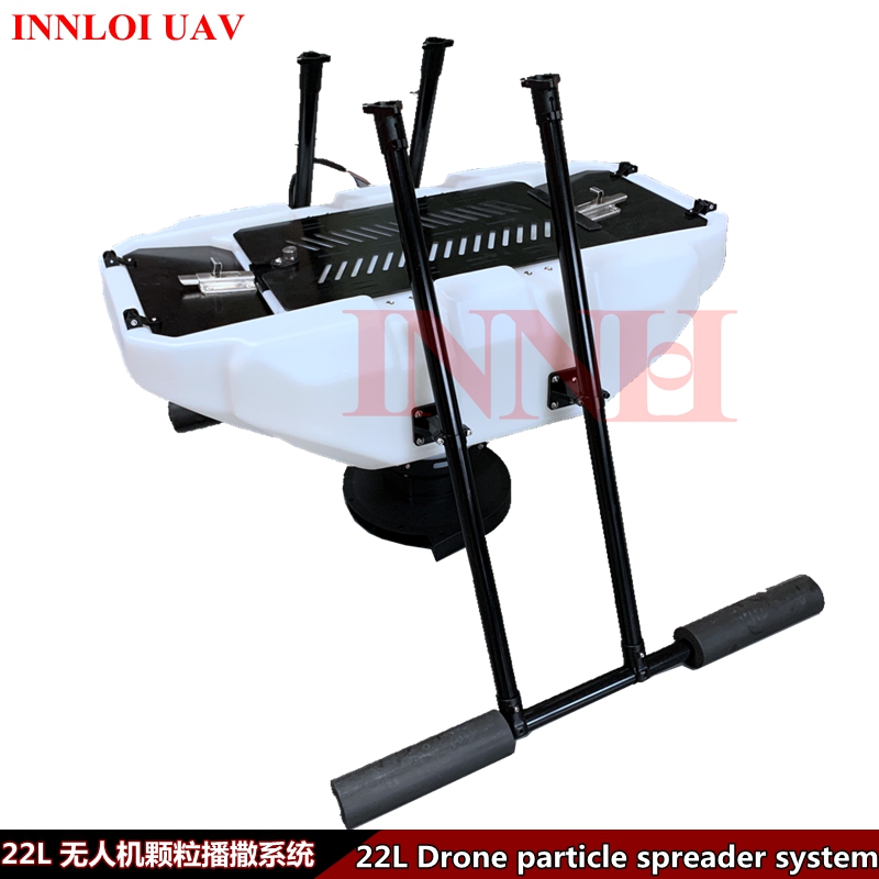 DIY EFT 22L Agricultural drone spreading system with landing gear particle spreader for seed fertilizer bait particle spread UAV