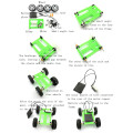 Solar Powered Toy 1 Set Mini Solar Powered Toy DIY Car Kit Children Educational Gadget Hobby Funny Solar Toys W730