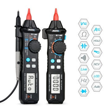 MESTEK DM92S Digital Multimeter Pen Type 6000 Counts with Non Contact AC/DC Voltage Resistance Diode Continuity Tester Tool