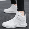 New Men Autumn big size 46 high top Sneakers Bieber Shoes Hip Hop Skateboarding shoes Men Street Party Club Botas Zapatilla