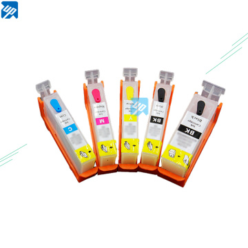 5pcs without chip For CANON IP4000 IP5000 i860 MP870 MP710 MP780 MP760 MP750 refillable ink cartridge BCI-3 CLI-6