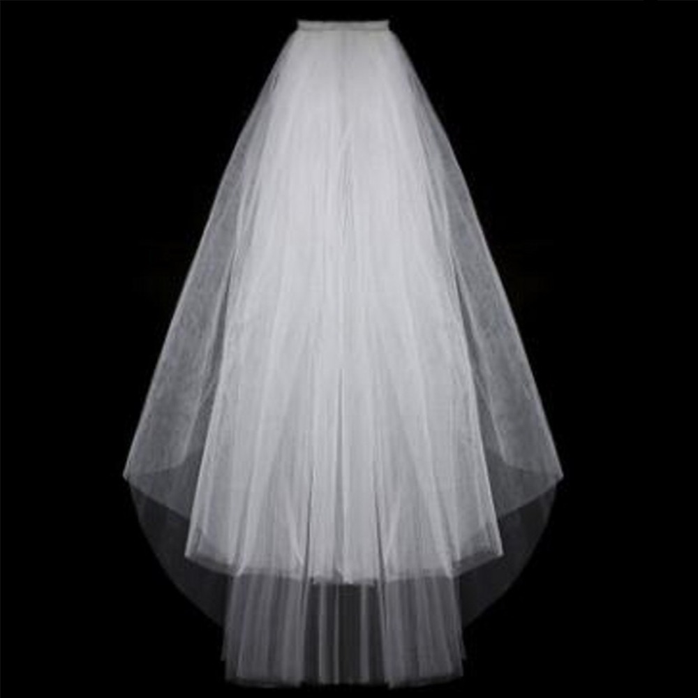 Simple-and-Elegent-Wedding-Veil-Bridal-Tulle-Veils-with-Comb-Two-Layers-Short-White-Wedding-Veils (2)