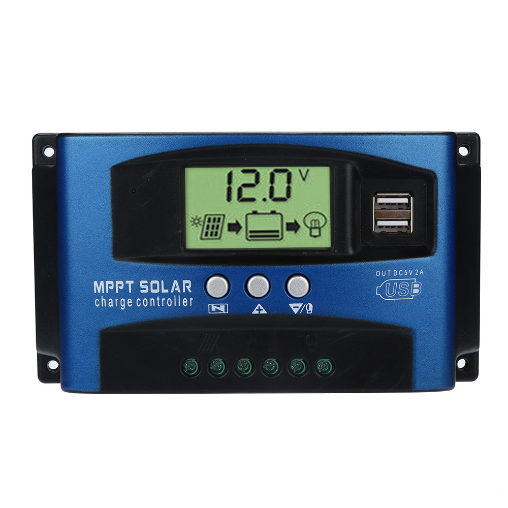 40/50/60/100A MPPT Solar Panel Regulator Charge Controller 12V/24V Auto Focus Tracking Dec11