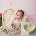Baby Photography Props Wooden Heart Shape Box Newborn Infants Photo Posing Prop