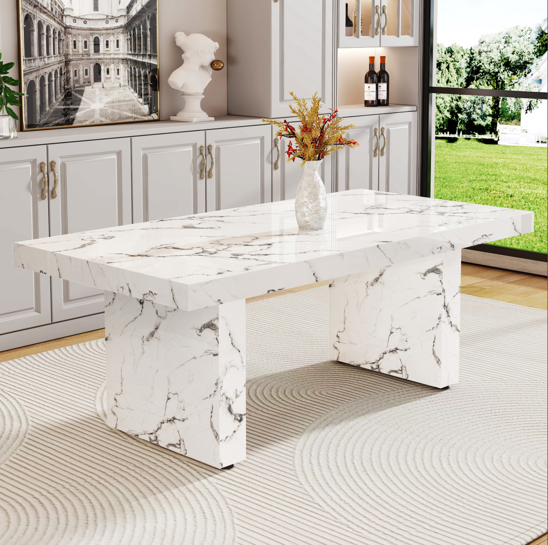 Premium MDF Dining Table With Natural Look
