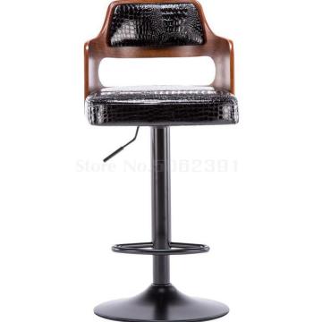Ou The Bar Chair Lift Rotating Light Luxury Chair, Wrought Iron European-style Bar High Chairs, Bar Stools