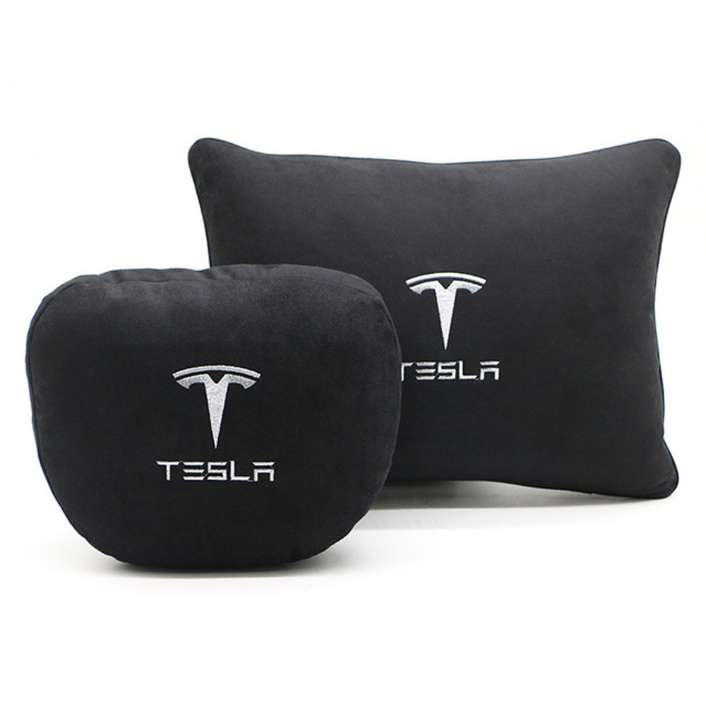 2020 New Car Seat Headrest Breathable Neck Pillow Head Support Neck Travel Pillow Compatible for Tesla Model S Model X Model 3