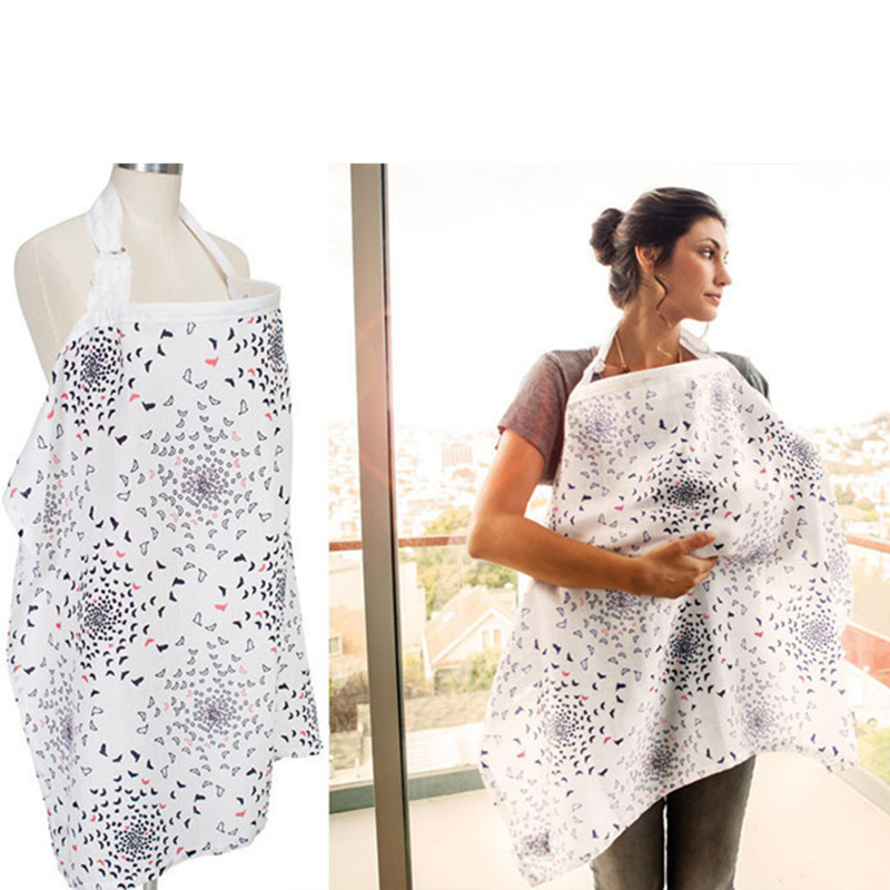 Multifunctional Nursing Covers Cotton Breastfeeding Cover Nursing Sling Large Size Baby Infant Feeding Scarf Apron Cloth