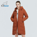 icebear 2020 winter long coat Ladies classic high-quality parka fashion jacket Hooded women's clothing GWD20101I