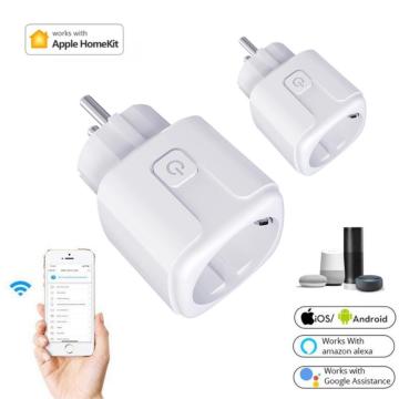 16A EU Tuya Smart Wifi Power Plug For HomeKit Smart Home Wifi Wireless Socket Outlet Works With Alexa Google Home Smart Life App
