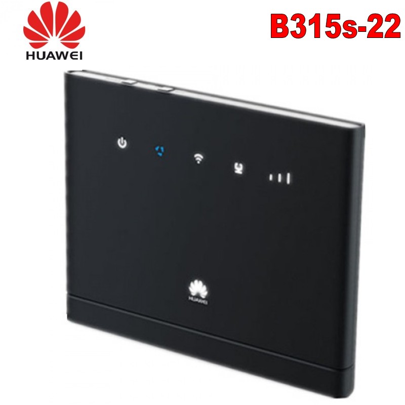 Unlocked Huawei B315 B315s-22 4G CEP 150mbps Portable Wireless WIFI Router 4G Modem with SIM card slot Plus 2pcs 4g SMA antenna