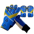 Hot Kids Football Soccer Goalkeeper Anti-Slip Training Gloves Breathable Gloves with Leg Guard Protector Gloves Sportswear